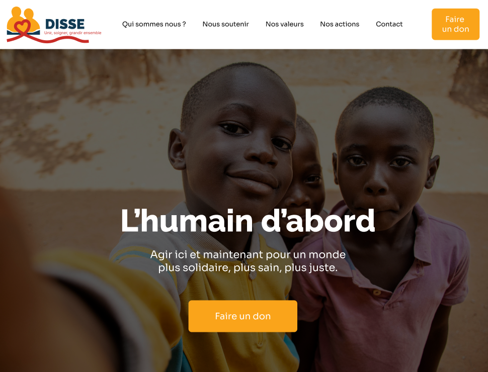 visuel principal Humans! - Site web et identité visuelle