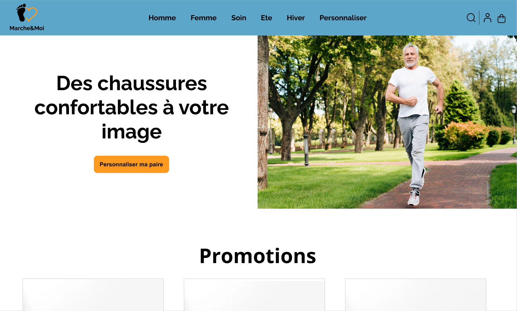 visuel principal Marche&Moi - Configurateur de chaussures