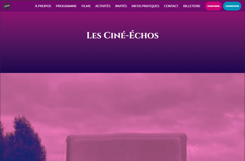 visuel principal Festival Audiovisuel - Site web et design